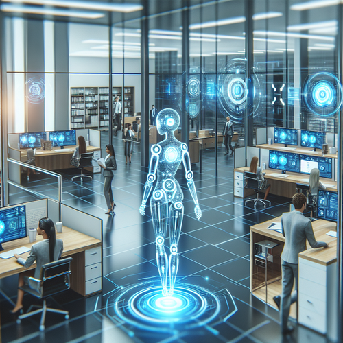 Agentes de inteligencia artificial en un entorno empresarial moderno