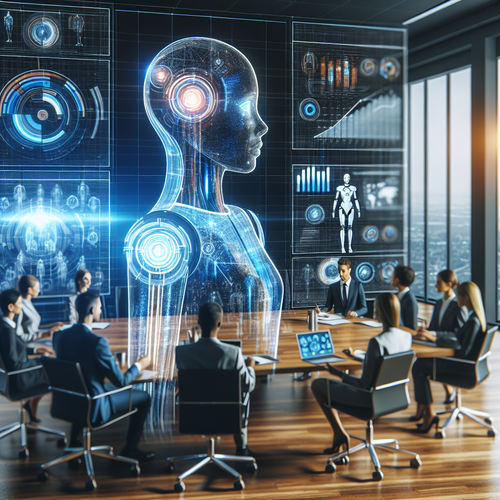 Agentes de inteligencia artificial en entorno empresarial moderno