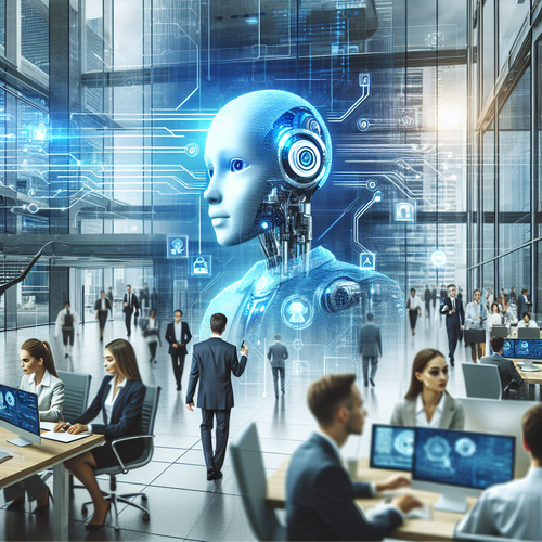 Representación de agentes de inteligencia artificial en entornos empresariales modernos