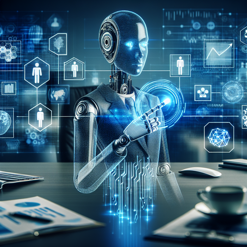 Agente de inteligencia artificial interactuando en entornos empresariales digitales
